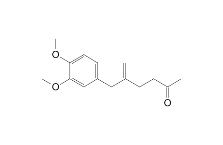 5-(3,4-Dimethoxybenzyl)hex-5-en-2-one