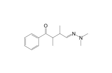 2,3-Dimethyl-4-oxo-4-phenylbutanal - dimethylhydrazone