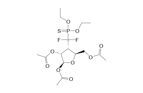 1,2,5-TRI-O-ACETYL-3-DEOXY-3-(O,O-DIETHYLPHOSPHONOTHIO)-DIFLUOROMETHYL-BETA-D-RIBOFURANOSIDE
