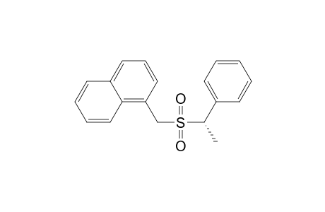 Naphthalene, 1-[[(1-phenylethyl)sulfonyl]methyl]-, (S)-