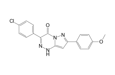 3-p-Chlorophenyl-7-p-methoxyphenyl-1H-pyrazolo[5,1-c][1,2,4]triazin-4-one