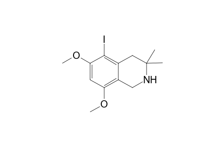 5-Iodo-3,3-dimethyl 6,8-dimethoxy-1,2,3,4-tetrahydroisoquinoline