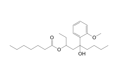 5-Hydroxy-5-(2'-methoxyphenyl)-nonan-3-yl Heptanoate
