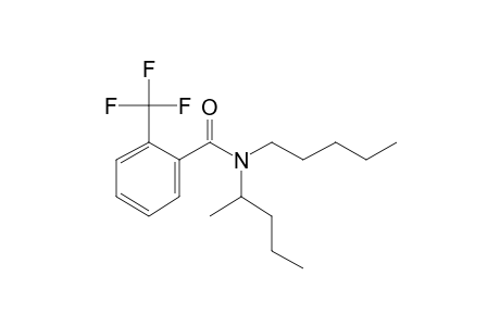 Benzamide, 2-trifluoromethyl-N-(2-pentyl)-N-pentyl-