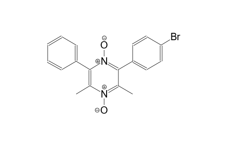 pyrazine, 2-(4-bromophenyl)-3,5-dimethyl-6-phenyl-, 1,4-dioxide