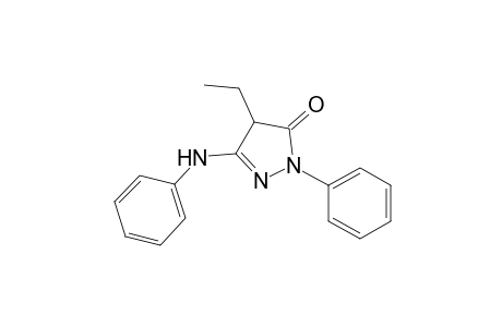 3H-pyrazol-3-one, 4-ethyl-2,4-dihydro-2-phenyl-5-(phenylamino)-