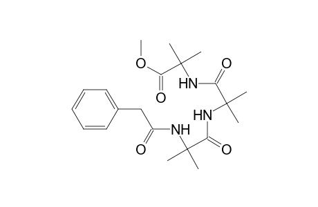 Alanine, 2-methyl-N-[2-methyl-N-[2-methyl-N-(phenylacetyl)alanyl]alanyl]-, methyl ester