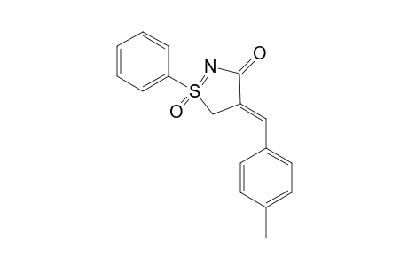 (Z)-4-(4-Methylbenzylidene)-1-phenyl-4,5-dihydro-3H-1.lambda.6-isothiazol-3-one-1-oxide
