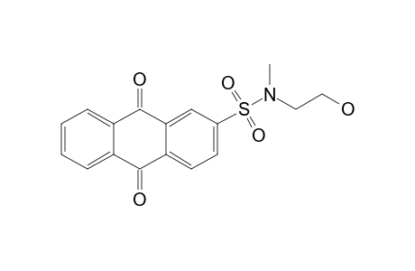 N-METHYL-N-(9,12-ANTHRAQUINONE-2-SULFONYL)-ETHANOLAMIDE