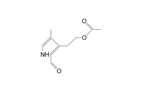 5-Formyl-3-methyl-4-(2-acetoxy-ethyl)-pyrrole
