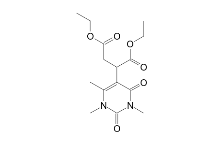 ETHYL-3-(ETHOXYCARBONYL)-3-(1,2,3,4-TETRAHYDRO-1,3,6-TRIMETHYL-2,4-DIOXOPYRIMIDIN-5-YL)-PROPANOATE
