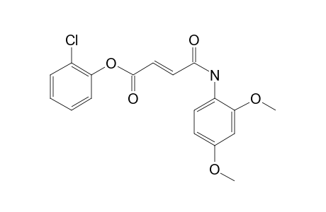 Fumaric acid, monoamide, N-(2,4-dimethoxyphenyl)-, 2-chlorophenyl ester