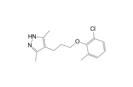 4-[3-(2-chloro-6-methylphenoxy)propyl]-3,5-dimethyl-1H-pyrazole