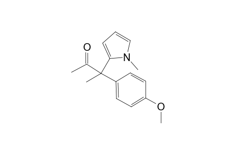 3-(4-Methoxyphenyl)-3-(1-methyl-1H-pyrrol-2-yl)butan-2-one