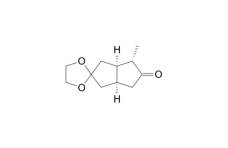 (1S,3aS,6aR)-1-methyl-2-spiro[1,3,3a,4,6,6a-hexahydropentalene-5,2'-1,3-dioxolane]one