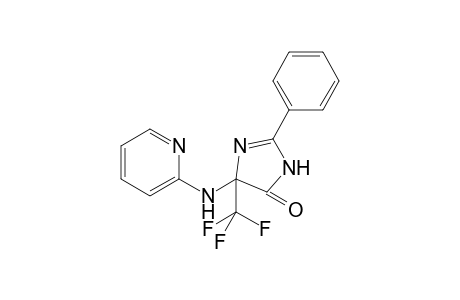 2-Phenyl-4-(2-pyridinylamino)-4-(trifluoromethyl)-1H-imidazol-5-one