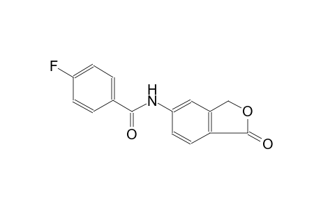 4-fluoro-N-(1-oxo-1,3-dihydro-2-benzofuran-5-yl)benzamide