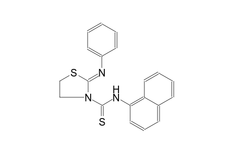 (2Z)-N-(1-naphthyl)-2-(phenylimino)-1,3-thiazolidine-3-carbothioamide