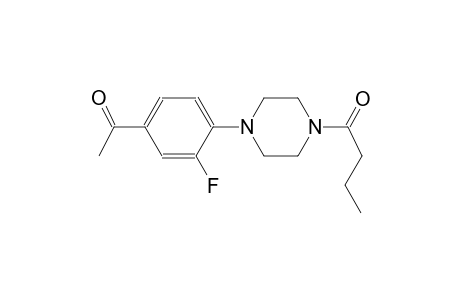 1-[4-(4-Butyryl-1-piperazinyl)-3-fluorophenyl]ethanone