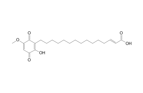 (E)-15-(2-hydroxy-3,6-diketo-5-methoxy-cyclohexa-1,4-dien-1-yl)pentadec-2-enoic acid