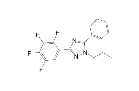 1-Propyl-3-(2,3,4,5-tetrafluorophenyl)-5-phenyl-1,2,4-triazole