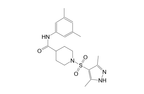 N-(3,5-dimethylphenyl)-1-[(3,5-dimethyl-1H-pyrazol-4-yl)sulfonyl]-4-piperidinecarboxamide