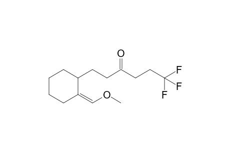 Trifluoropropyl 2-methoxymethylenecyclohexan-1-ylethyl ketone