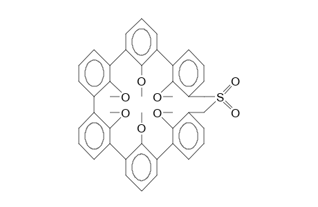 34-39-Hexamethoxy-28-thia-heptacyclo(28.3.1.1/2,6/.1/7,11/.1/12,16/.1/17,21/.1/22,26/)nonatriacontaoctadecaene 28,28-di