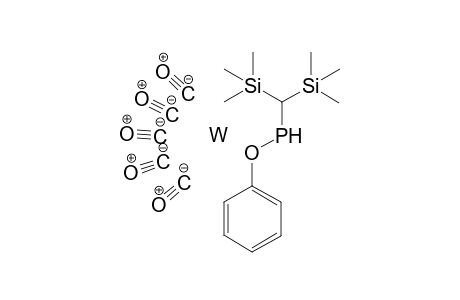 Bis(trimethylsilyl)methyl-phenoxy-phosphane pentacarbonyl tungsten