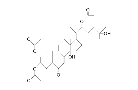 2b,3b,22-Trisacetoxy-14,25-dihydroxy-5-cholest-7-en-6-one