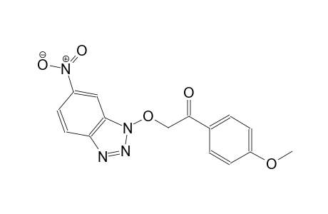 ethanone, 1-(4-methoxyphenyl)-2-[(6-nitro-1H-1,2,3-benzotriazol-1-yl)oxy]-
