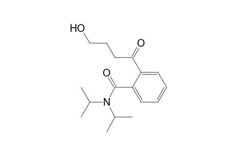 2-(4-hydroxy-1-oxobutyl)-N,N-di(propan-2-yl)benzamide