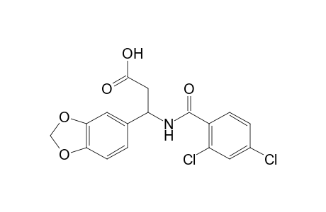 1,3-Benzodioxole-5-propanoic acid, .beta.-[(2,4-dichlorobenzoyl)amino]-