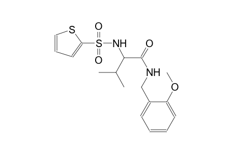 N-(2-methoxybenzyl)-3-methyl-2-[(2-thienylsulfonyl)amino]butanamide