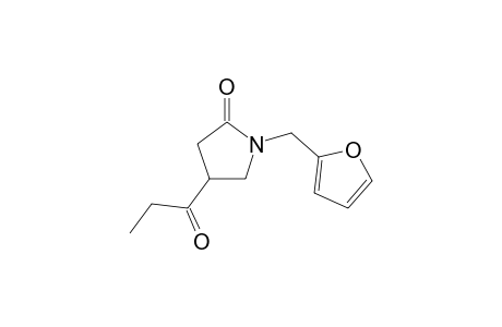 1-(Furan-2-ylmethyl)-4-propionylpyrrolidin-2-one