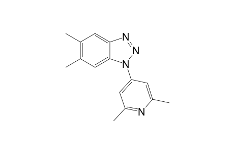 1-(2,6-dimethyl-4-pyridinyl)-5,6-dimethylbenzotriazole