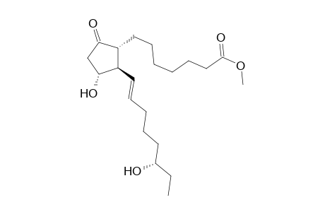 Prost-13-en-1-oic acid, 11,18-dihydroxy-9-oxo-, methyl ester, (11.alpha.,13E,18S)-