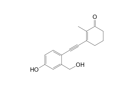 3-(4-hydroxy-2-hydroxymethylphenylethynyl)-2-methylcyclohex-2-enone