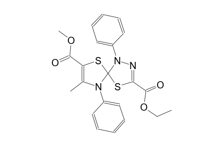 3-ethyl 7-methyl 8-methyl-1,9-diphenyl-4,6-dithia-1,2,9-triazaspiro[4.4]nona-2,7-diene-3,7-dicarboxylate