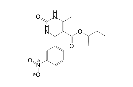 5-pyrimidinecarboxylic acid, 1,2,3,4-tetrahydro-6-methyl-4-(3-nitrophenyl)-2-oxo-, 1-methylpropyl ester