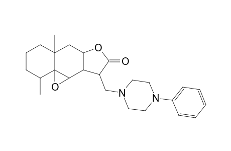 2,5a-dimethyl-9-[(4-phenyl-1-piperazinyl)methyl]octahydro-2H-oxireno[2',3':4,4a]naphtho[2,3-b]furan-8(9H)-one