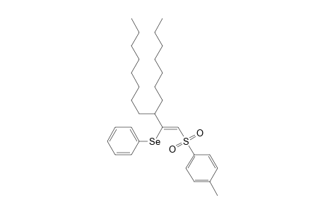 Benzene, 1-[[3-heptyl-2-(phenylseleno)-1-undecenyl]sulfonyl]-4-methyl-, (Z)-