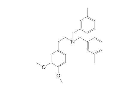 2-(3,4-Dimethoxyphenyl)-N,N-bis(3-methylbenzyl)ethan-1-amine