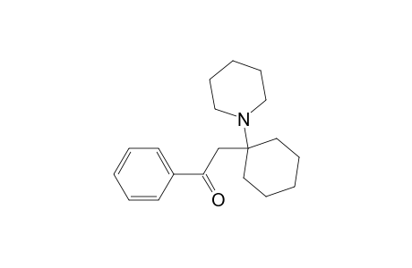 Ethanone, 2-phenyl-1-[1-(1-piperidinyl)cyclohexyl]-