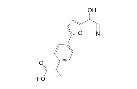 rac-Hydroxy-[5-(4-carboxyethylphenyl)furan-2-yl]acetonitrile