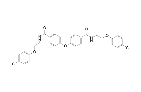 N-[2-(4-chlorophenoxy)ethyl]-4-[4-[2-(4-chlorophenoxy)ethylcarbamoyl]phenoxy]benzamide N-[2-(4-chlorophenoxy)ethyl]-4-[4-[[2-(4-chlorophenoxy)ethylamino]-oxomethyl]phenoxy]benzamide