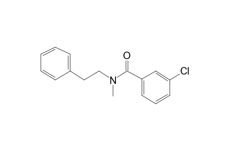 3-Chloro-N-(2-phenylethyl)benzamide, N-methyl-