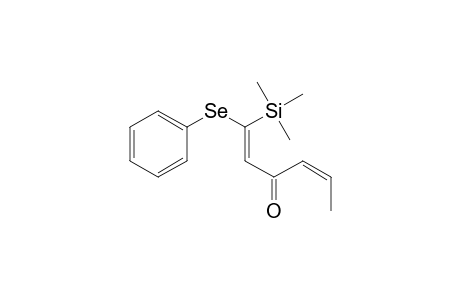 (4Z)-1-phenylseleno-1-trimethylsilylhexa-1,4-dien-3-one