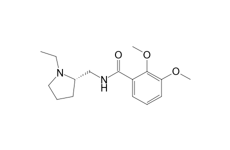 N-[[(2S)-1-ethyl-2-pyrrolidinyl]methyl]-2,3-dimethoxybenzamide