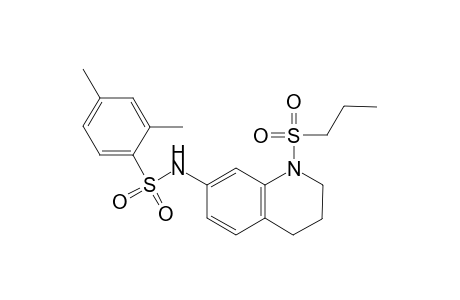 2,4-Dimethyl-N-(1-(propylsulfonyl)-1,2,3,4-tetrahydroquinolin-7-yl)benzenesulfonamide